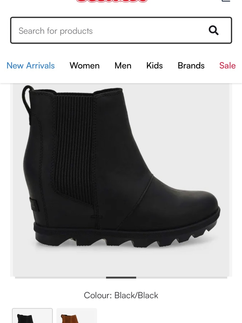 Sorel Black Leather Ankle Booties